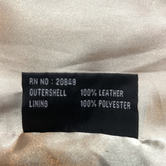 𝅺Rogue Genuine Leather Printed Snakeskin Zip Up Cropped Jacket Size L - Picture 9 of 15